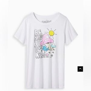 Torrid The Smurfs Slim Fit Cotton Crew Neck Tshirt NWT 5X